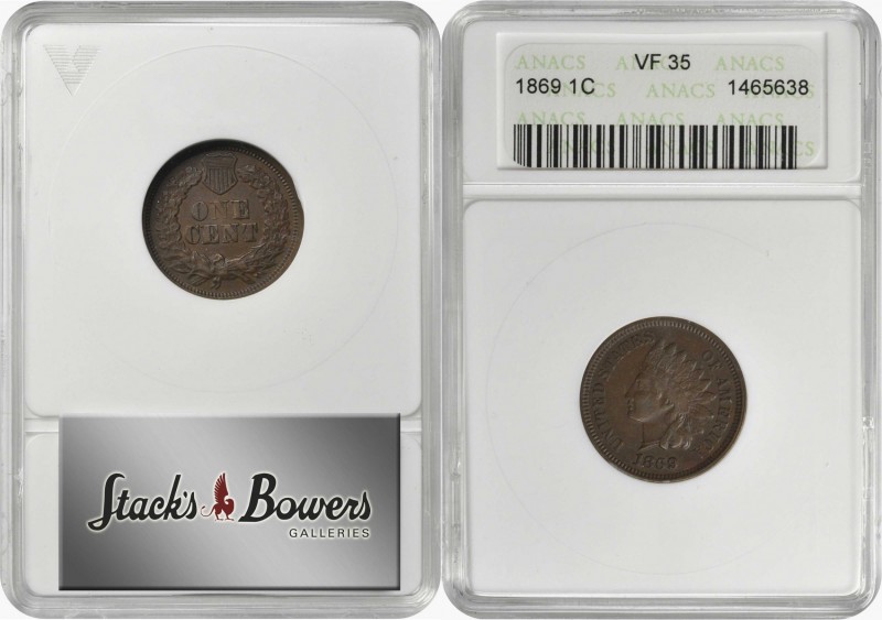 Indian Cent

1869 Indian Cent. VF-35 (ANACS). OH.

PCGS# 2094. NGC ID: 227T....