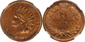 Indian Cent

1893 Indian Cent. Proof-65 RB (NGC).

PCGS# 2367. NGC ID: 22AF.

Estimate: $ 310