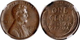 Lincoln Cent

1924-D Lincoln Cent. AU-55 BN (NGC).

PCGS# 2552. NGC ID: 22CD.

Estimate: $ 100