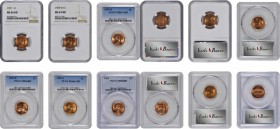 Lincoln Cent

Lot of (6) Certified Mint State Lincoln Cents.

Included are: 1937 MS-66 RD (NGC); 1939-D MS-67 RD (NGC); 1955-D MS-66+ RD (PCGS); 1...