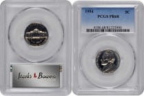 Jefferson Nickel

1954 Jefferson Nickel. Proof-68 (PCGS).

PCGS# 4186. NGC ID: 27A7.

Estimate: $ 50