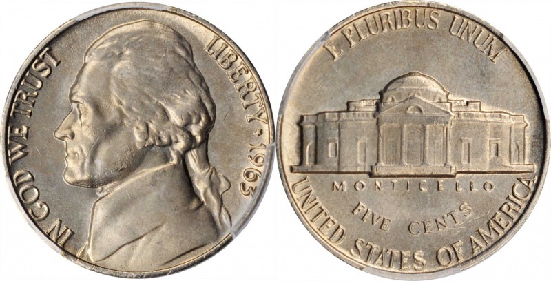 Jefferson Nickel

1963 Jefferson Nickel. MS-66 FS (PCGS).

PCGS# 84073. NGC ...