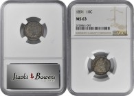 Liberty Seated Dime

1891 Liberty Seated Dime. MS-63 (NGC).

PCGS# 4706. NGC ID: 23BD.

Estimate: $ 150