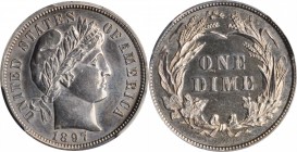 Barber Dime

1897 Barber Dime. Proof. Unc Details--Cleaned (PCGS).

PCGS# 4881. NGC ID: 23GA.

Estimate: $ 250