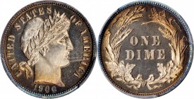Barber Dime

1900 Barber Dime. Proof-66 Cameo (PCGS).

PCGS# 84884. NGC ID: 23GD.

Estimate: $ 1250