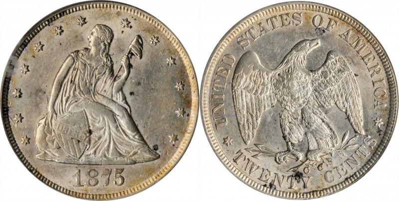 Twenty-Cent Piece

1875-CC Twenty-Cent Piece. AU-55 (PCGS). OGH.

PCGS# 5297...