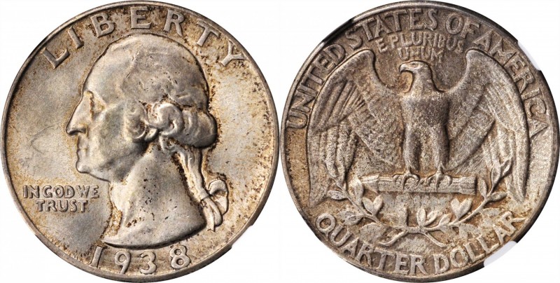 Washington Quarter

1938 Washington Quarter. MS-66 (NGC).

PCGS# 5806. NGC I...