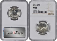 Washington Quarter

1940 Washington Quarter. Proof-67 (NGC).

PCGS# 5979. NGC ID: 27HT.

Estimate: $ 200