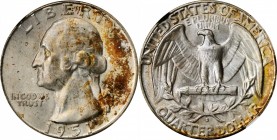 Washington Quarter

1951-D Washington Quarter. MS-67 (NGC). CAC.

PCGS# 5847. NGC ID: 245X.

Estimate: $ 160