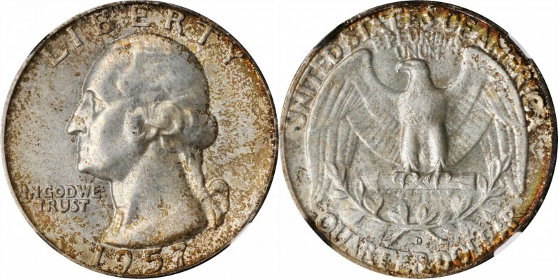 Washington Quarter

1957-D Washington Quarter. MS-67 (NGC). CAC.

PCGS# 5863...