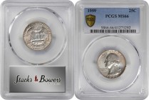 Washington Quarter

1959 Washington Quarter. MS-66 (PCGS).

PCGS# 5866. NGC ID: 246H.

Estimate: $ 50