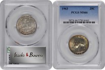 Washington Quarter

1963 Washington Quarter. MS-66 (PCGS).

PCGS# 5874. NGC ID: 246S.

Estimate: $ 100