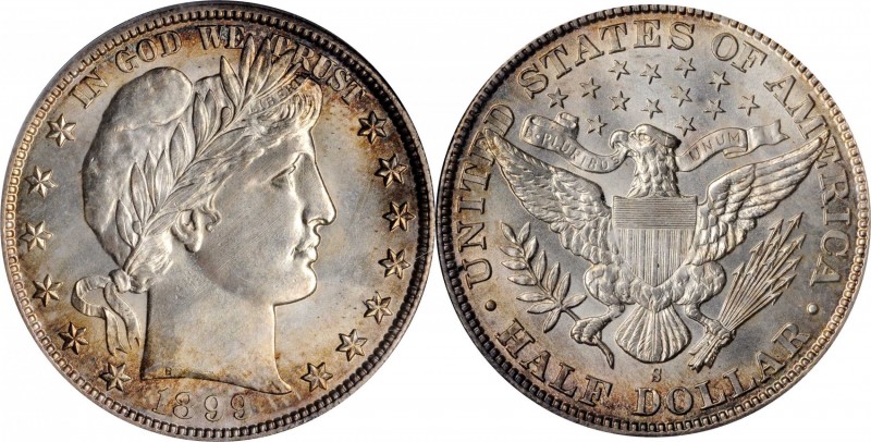Barber Half Dollar

1899-S Barber Half Dollar. MS-64 (PCGS). CAC. OGH.

PCGS...