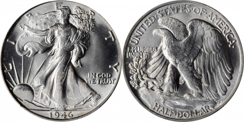 Walking Liberty Half Dollar

1946 Walking Liberty Half Dollar. Doubled Die Rev...