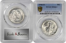 Walking Liberty Half Dollar

1946-D Walking Liberty Half Dollar. MS-66+ (PCGS).

PCGS# 6628. NGC ID: 24SK.

Estimate: $ 150