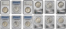 Walking Liberty Half Dollar

Lot of (6) Certified Choice Mint State Walking Liberty Half Dollars, 1937-1947.

Included are: 1937 MS-63 (NGC); 1943...