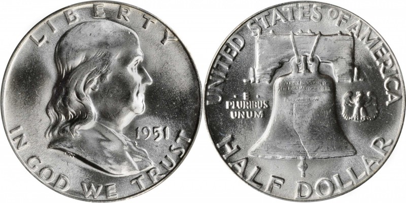 Franklin Half Dollar

1951 Franklin Half Dollar. MS-65 FBL (PCGS).

PCGS# 86...