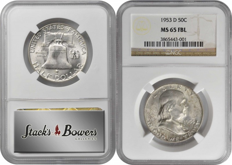 Franklin Half Dollar

1953-D Franklin Half Dollar. MS-65 FBL (NGC).

PCGS# 8...