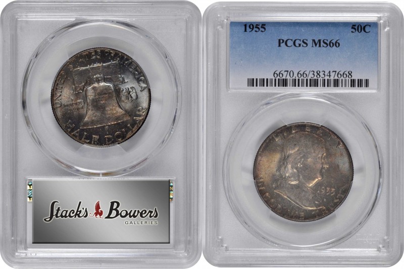 Franklin Half Dollar

1955 Franklin Half Dollar. MS-66 (PCGS).

PCGS# 6670. ...