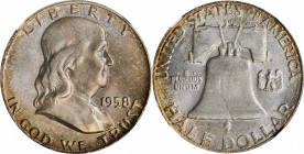 Franklin Half Dollar

1958-D Franklin Half Dollar. MS-66+ (NGC). CAC.

PCGS# 6675. NGC ID: 24TH.

Estimate: $ 50