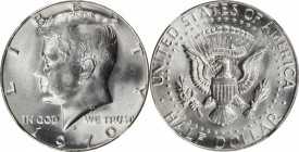 Kennedy Half Dollar

Lot of (3) 1970-D Kennedy Half Dollars. Kennedy Half Dollar 50th Anniversary Label. MS-65 (NGC).

PCGS# 6713. NGC ID: 24U9.
...