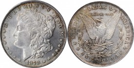 Morgan Silver Dollar

1878 Morgan Silver Dollar. 7/8 Tailfeathers. Weak. MS-63 (PCGS).

PCGS# 7070.

Estimate: $ 150