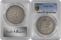 Morgan Silver Dollar

1879-CC Morgan Silver Dollar. Clear CC. VF-35 (PCGS).

PCGS# 7086. NGC ID: 253T.

Estimate: $ 550