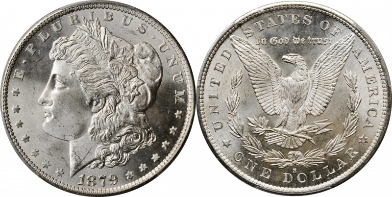 Morgan Silver Dollar

1879-S Morgan Silver Dollar. MS-65 (PCGS).

PCGS# 7092...
