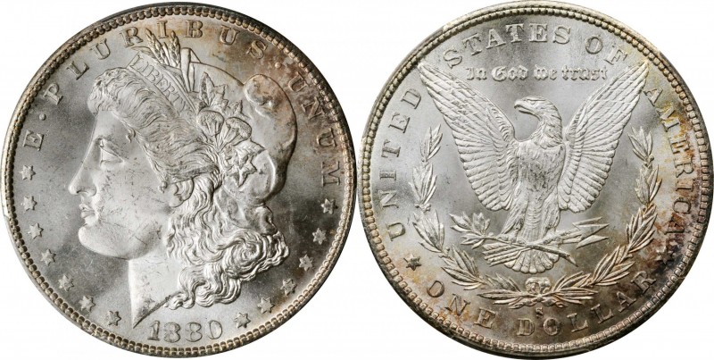 Morgan Silver Dollar

1880-S Morgan Silver Dollar. MS-66 (PCGS).

PCGS# 7118...