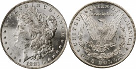 Morgan Silver Dollar

1881-CC Morgan Silver Dollar. MS-62 (PCGS).

PCGS# 7126. NGC ID: 2547.

Estimate: $ 450