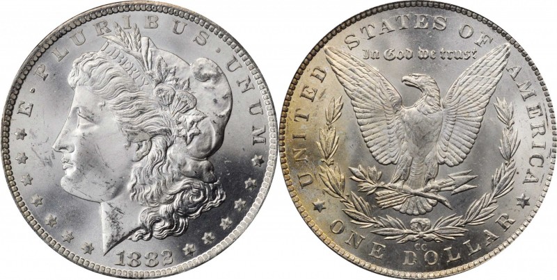 Morgan Silver Dollar

1882-CC GSA Morgan Silver Dollar. MS-65 (NGC).

The or...