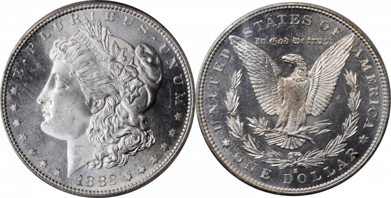 Morgan Silver Dollar

1882-S Morgan Silver Dollar. MS-66 (PCGS). OGH.

PCGS#...