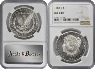 Morgan Silver Dollar

1882-S Morgan Silver Dollar. MS-64 * (NGC).

PCGS# 7140. NGC ID: 254F.

Estimate: $ 100