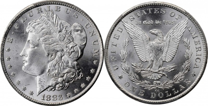 Morgan Silver Dollar

1883-CC Morgan Silver Dollar. MS-64 (PCGS).

PCGS# 714...