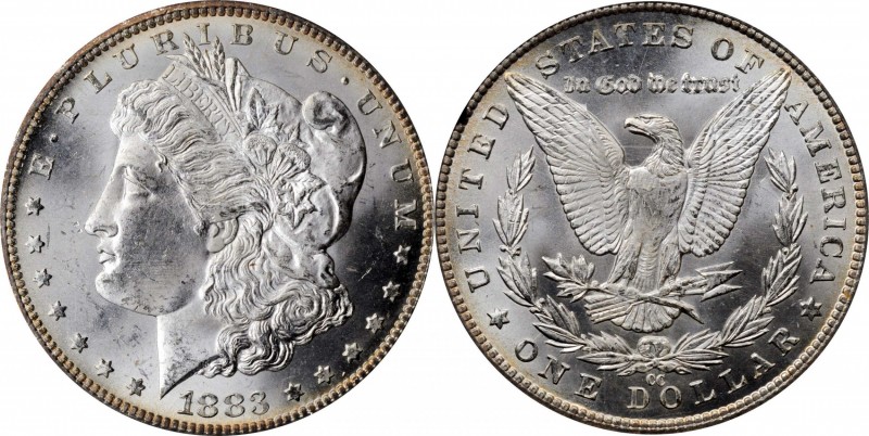 Morgan Silver Dollar

1883-CC GSA Morgan Silver Dollar. MS-64 (NGC).

The or...