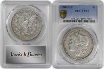 Morgan Silver Dollar

1889-CC Morgan Silver Dollar. Fine-15 (PCGS).

PCGS# 7190. NGC ID: 2559.

Estimate: $ 750