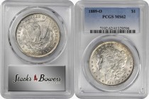 Morgan Silver Dollar

1889-O Morgan Silver Dollar. MS-62 (PCGS).

PCGS# 7192. NGC ID: 255A.

Estimate: $ 200