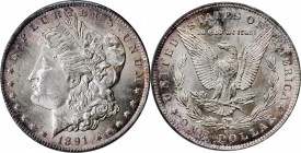 Morgan Silver Dollar

1891-CC Morgan Silver Dollar. MS-62 (PCGS).

PCGS# 7206. NGC ID: 255H.

Estimate: $ 500