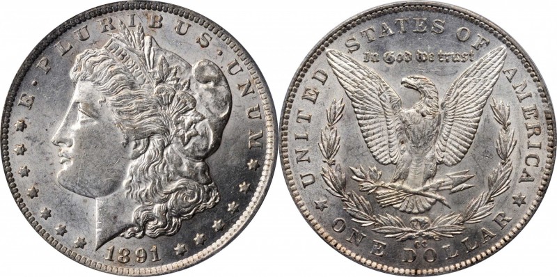 Morgan Silver Dollar

1891-CC Morgan Silver Dollar. AU-58 (PCGS).

PCGS# 720...