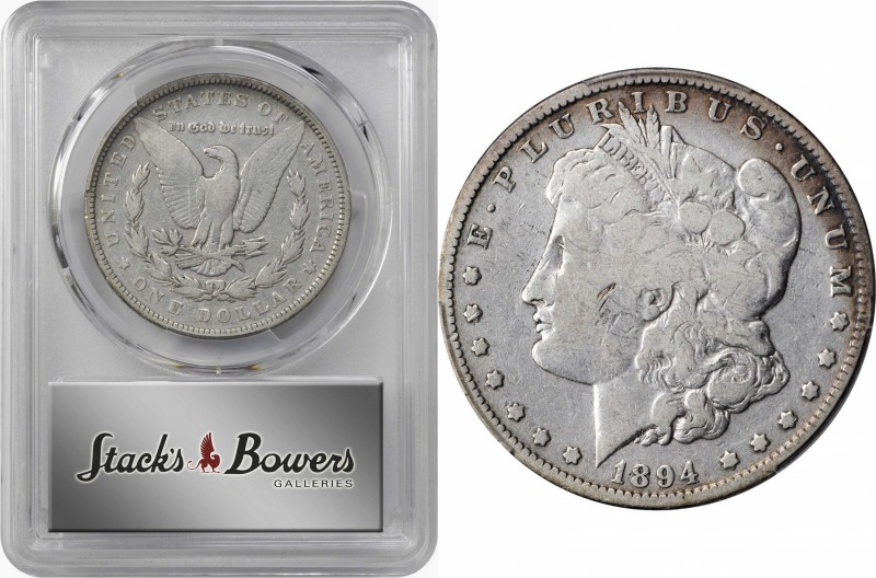 Morgan Silver Dollar

1894 Morgan Silver Dollar. Good-6 (PCGS).

PCGS# 7228....