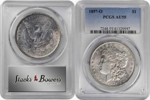 Morgan Silver Dollar

1897-O Morgan Silver Dollar. AU-55 (PCGS).

PCGS# 7248. NGC ID: 2566.

Estimate: $ 120