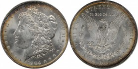 Morgan Silver Dollar

1904-O Morgan Silver Dollar. MS-65 (PCGS).

PCGS# 7292. NGC ID: 256V.

Estimate: $ 100