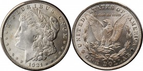 Morgan Silver Dollar

1921-S Morgan Silver Dollar. MS-64 (PCGS).

PCGS# 7300. NGC ID: 256Z.

Estimate: $ 150