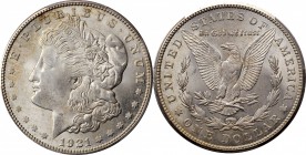 Morgan Silver Dollar

1921-S Morgan Silver Dollar. MS-64 (PCGS).

PCGS# 7300. NGC ID: 256Z.

Estimate: $ 150