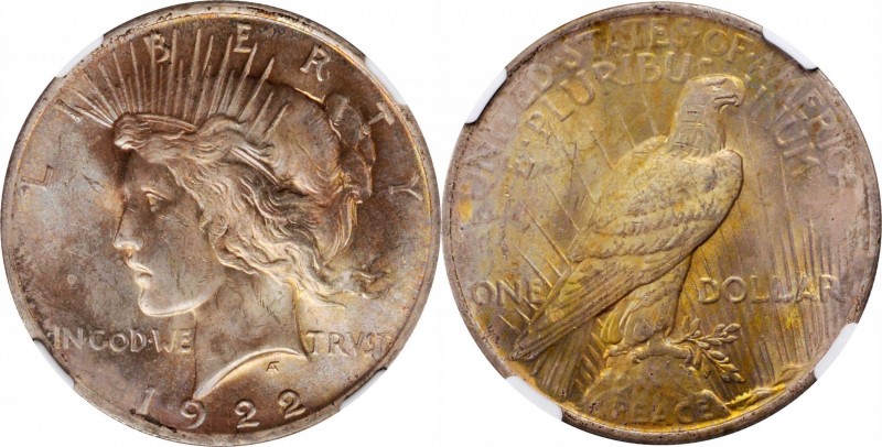 Peace Silver Dollar

1922 Peace Silver Dollar. MS-64 (NGC).

PCGS# 7357. NGC...