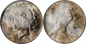 Peace Silver Dollar

1934-D Peace Silver Dollar. MS-64 (PCGS).

PCGS# 7376. NGC ID: 257Y.

Estimate: $ 300