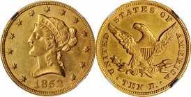 Liberty Head Eagle

1852 Liberty Head Eagle. Unc Details--Cleaned (NGC).

PCGS# 8608. NGC ID: 263C.

Estimate: $ 750
