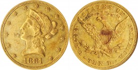 Liberty Head Eagle

1881-O Liberty Head Eagle. AU-50 (NGC). OH.

PCGS# 8693. NGC ID: 265Y.

Estimate: $ 2300