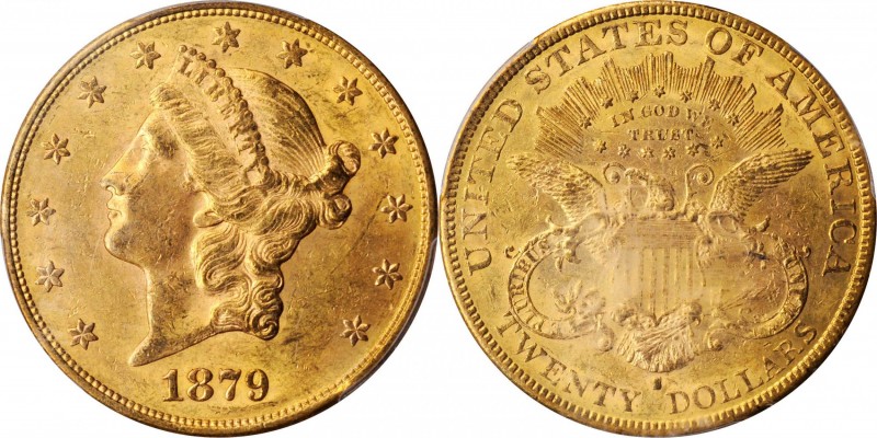 Liberty Head Double Eagle

1879-S Liberty Head Double Eagle. MS-60 (PCGS).

...