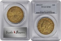 Liberty Head Double Eagle

1893-CC Liberty Head Double Eagle. EF-40 (PCGS).

PCGS# 9023. NGC ID: 26C9.

Estimate: $ 3000